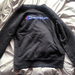 black champion sweatshirt